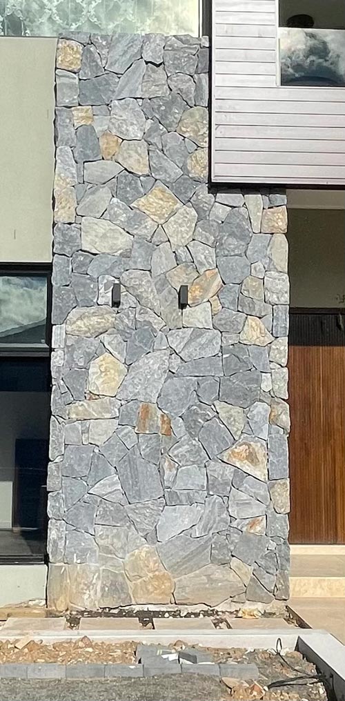 Stone cladding Grey Wave loose