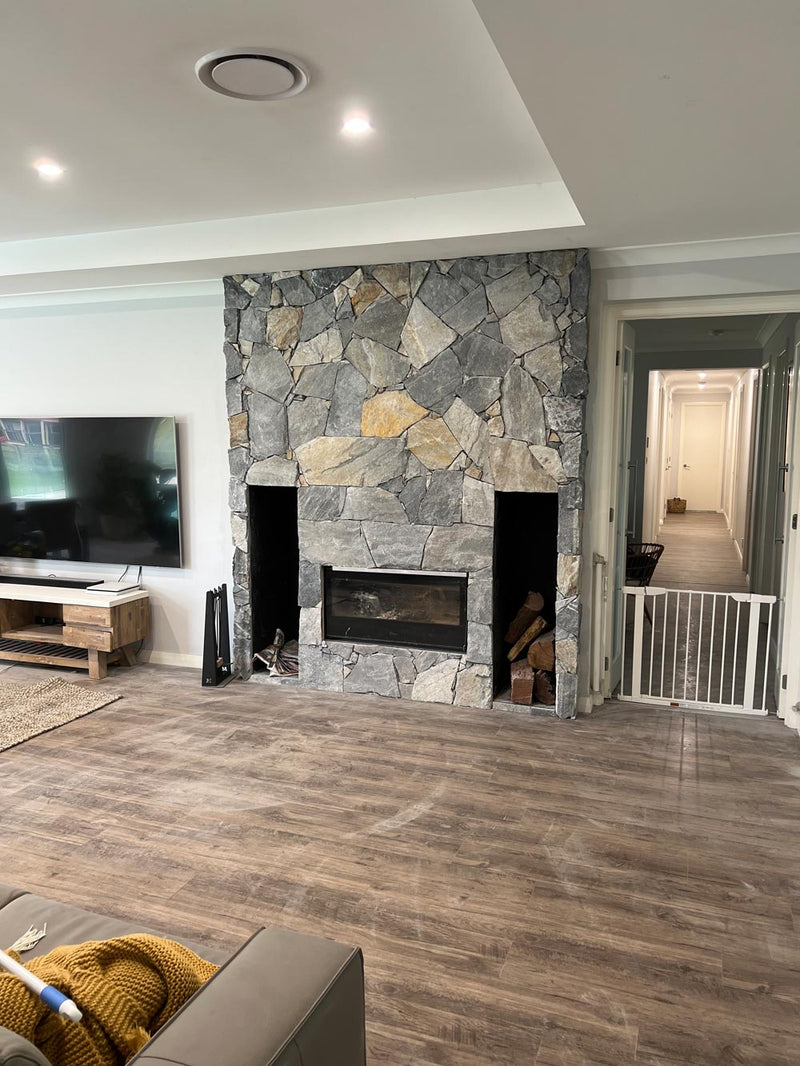 Stone cladding Grey Wave loose